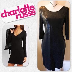 Charlotte Russe Open Back Bodycon Dress